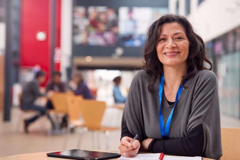 Education Leader Smiling